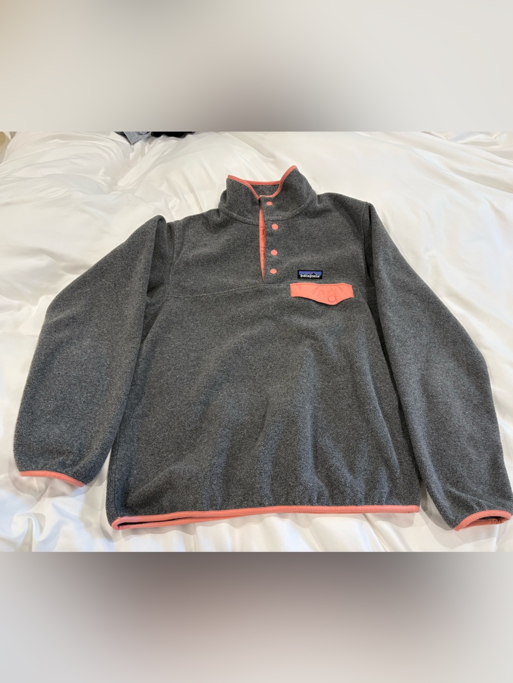 Patagonia Gray Synchilla Fleece Pullover S